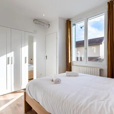 500m Tram: 2 Bedrooms - Fiber Wifi - Comfort + Apartmán *