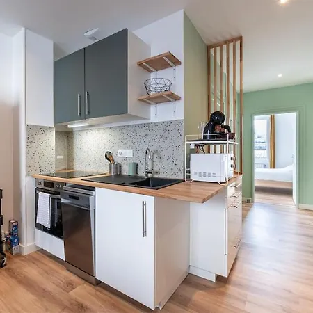Apartmán 500m Tram: 2 Bedrooms - Fiber Wifi - Comfort + Grenoble